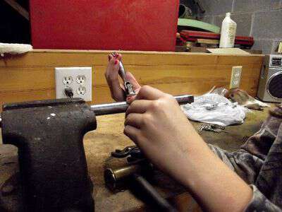 Spoon rings are easy to make