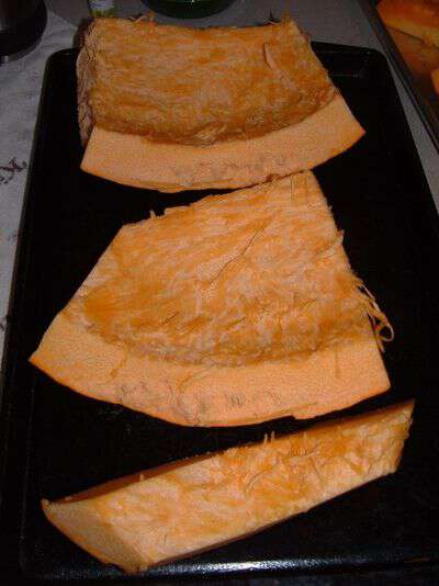 Easy way to put pumkin in the freezer