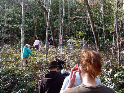 Hiking at deep creek campground