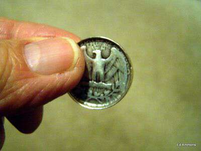 WWII silver quarter rings