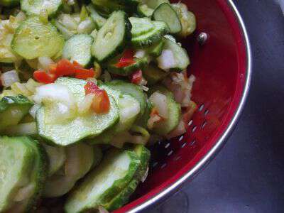 Bread and butter pickles from western nc