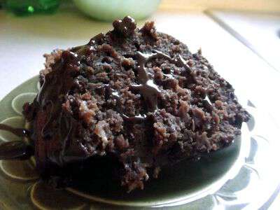 Chocolate sauerkraut cake is good