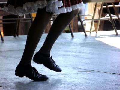 Fancy foot work