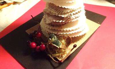 Paper christmas tree directions