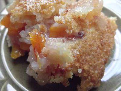 Peach cobbler