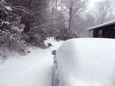 Tipper got her snow